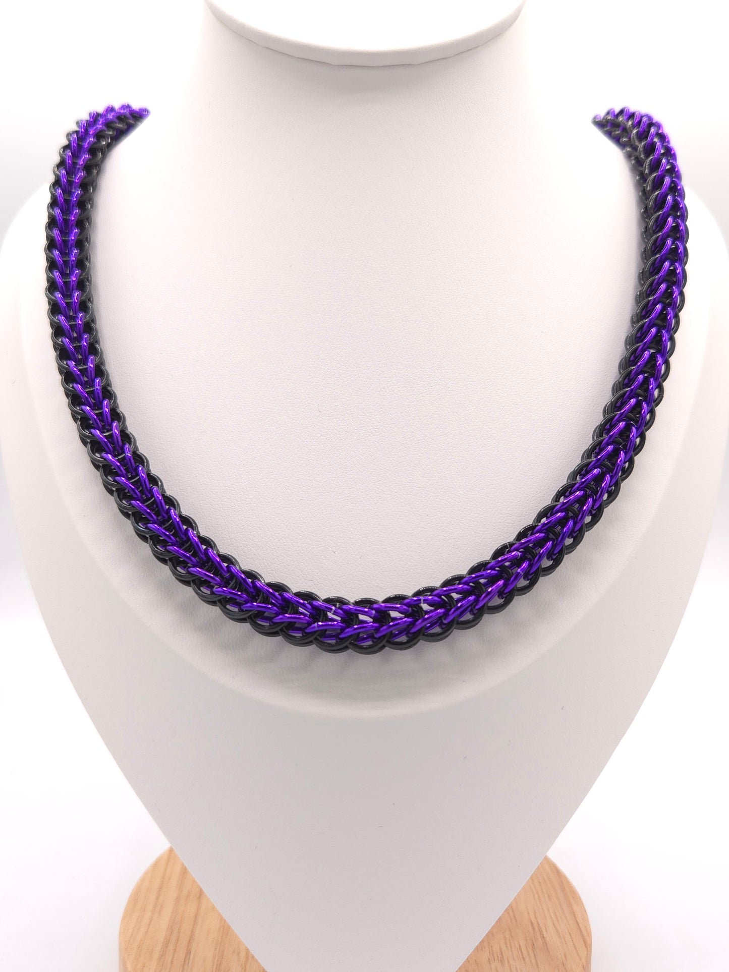 Black and Purple Full Persian Necklace