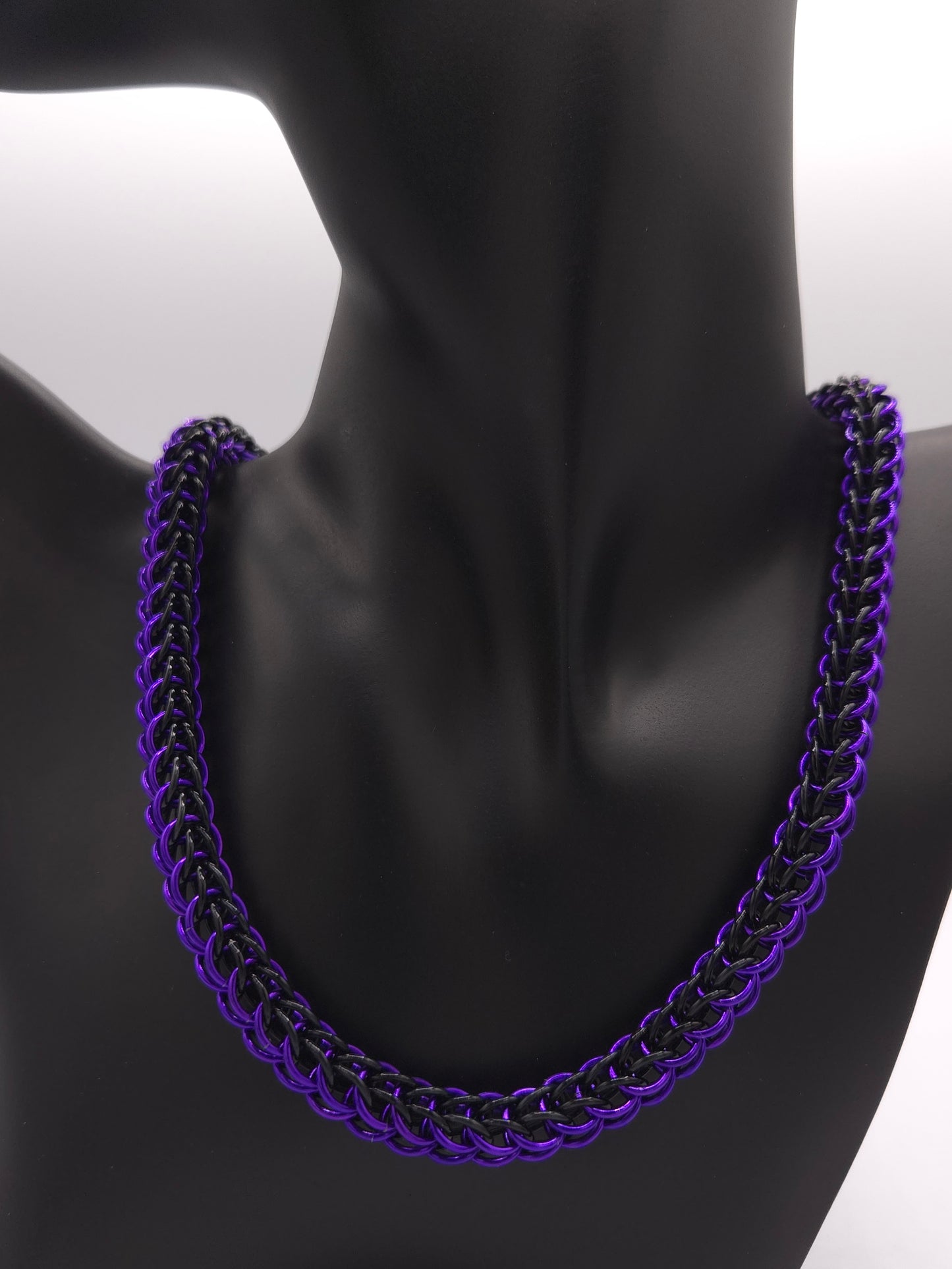 Black and Purple Full Persian Necklace