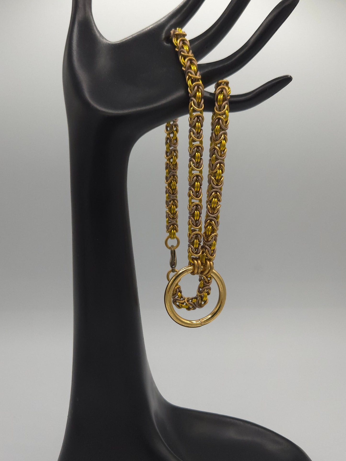 The King in Yellow Byzantine Necklace