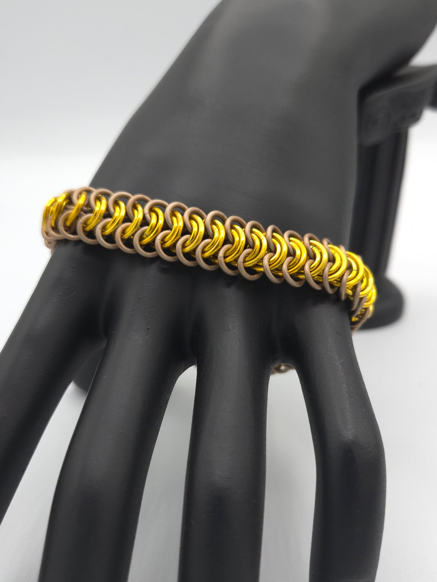 The King in Yellow Vertebrae Bracelet