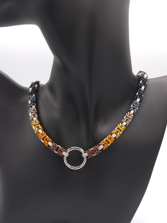 Bear Pride Byzantine Choker