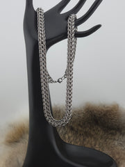 22" Stainless Steel Full Persian Chainmail Necklace