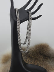 22" Slender Stainless Steel Full Persian Chainmail Necklace