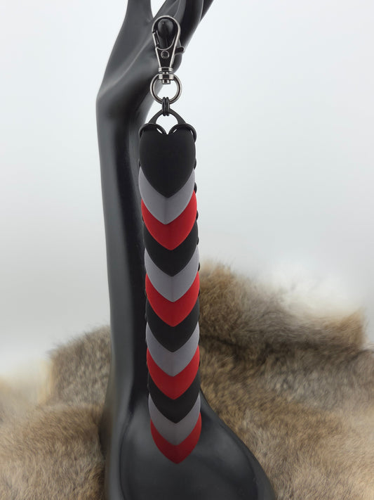 Black Storm Gray Fidget Scale – Bold Anodized Sensory Toy Foxweave Studios