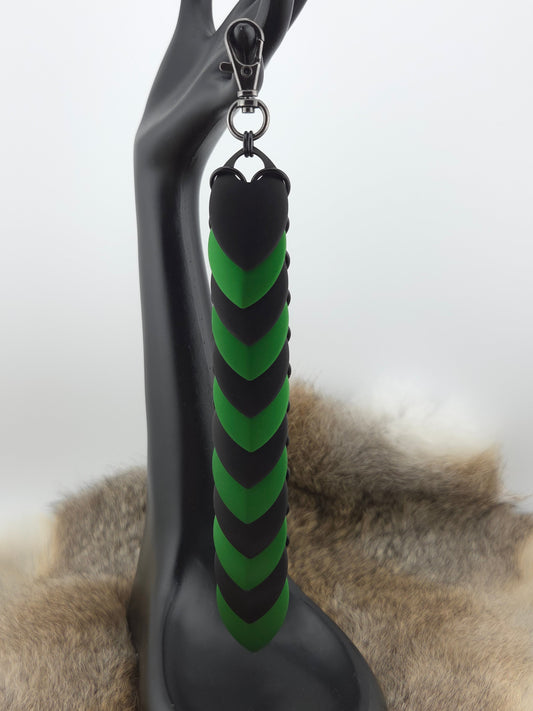 Fidget Scales - Large Scales - Black and Green Foxweave Studios