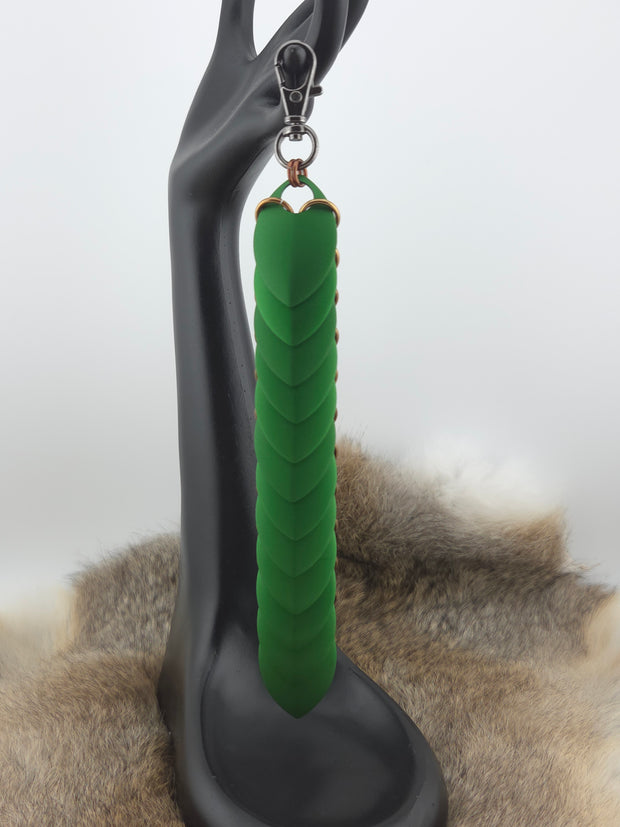 Chainmail Fidget Scales – Olive Green & Bronze