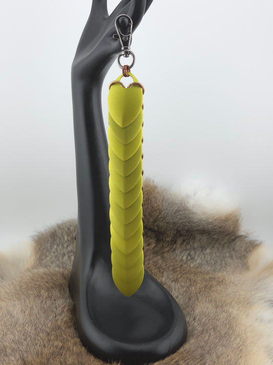 Fidget Scales - Large Scales - Yellow-Green (Bronze Rings) Foxweave Studios