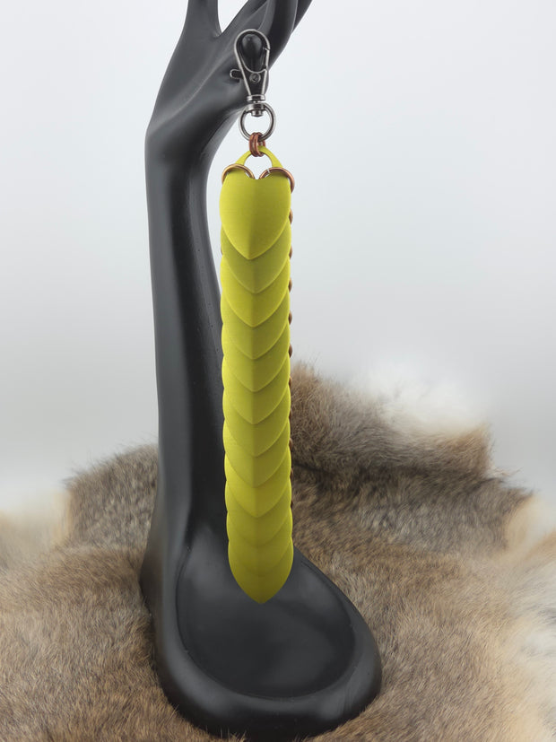 Fidget Scales - Large Scales - Yellow-Green (Bronze Rings)