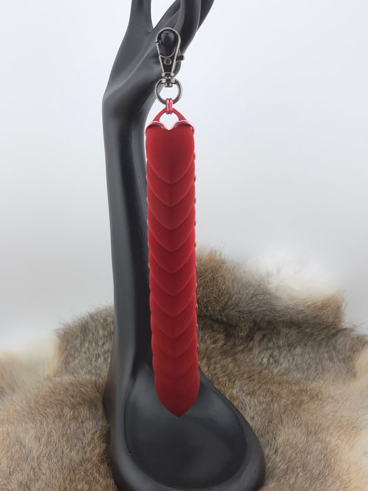 Fidget Scales - Large Scales - Red (Pink Rings) Foxweave Studios