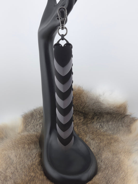 Fidget Scales - Large Scales - Black and Storm Gray (Black Rings) Foxweave Studios