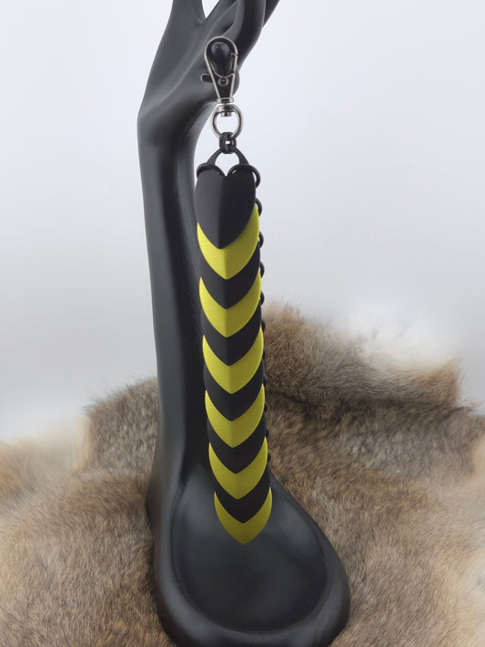 Fidget Scales - Large Scales - Black and Yellow-Green (Black Rings) Foxweave Studios