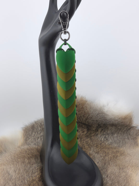 Fidget Scales - Large Scales - Green and Olive Green (Green Rings) Foxweave Studios