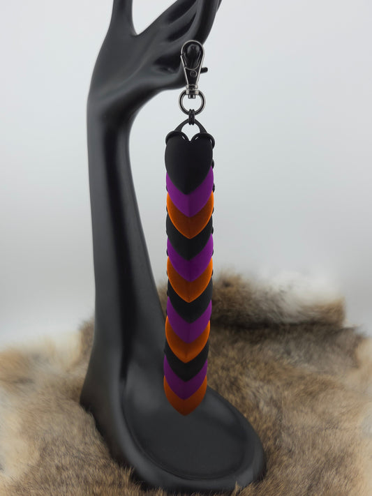Fidget Scales - Large Scales - Black, Violet, and Orange (Black Rings) Foxweave Studios