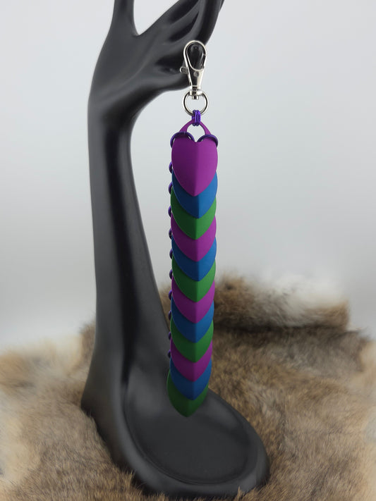 Fidget Scales - Large Scales - Violet, Blue, and Green (Purple Rings) Foxweave Studios