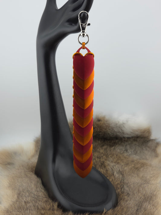 Fidget Scales - Large Scales - Red and Orange (Orange Rings) Foxweave Studios