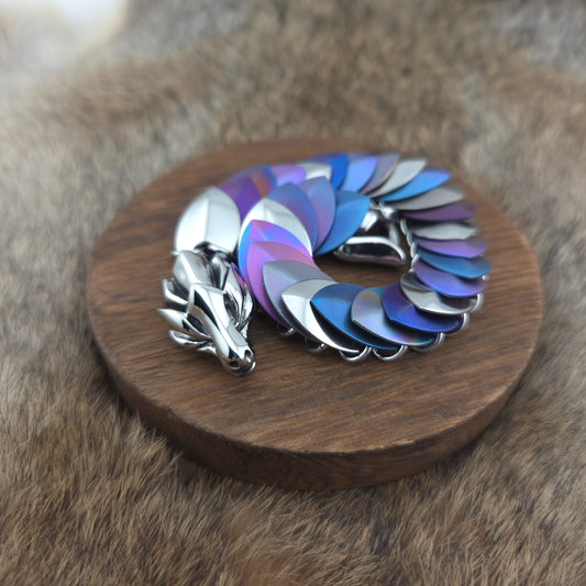 Titanium Dragon Scale Bracelet (002)