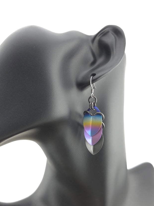 Titanium Scale Earrings